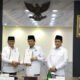 Menag Nasaruddin Umar bersama Mendes Yandri Susanto, didampingi Wamenag Romo Syafi'i dan Wamendes Riza Patria. (Foto : Dok. Kemenag)